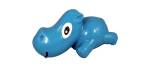 3-Play Hippo - Small: Length 4.5", Blue