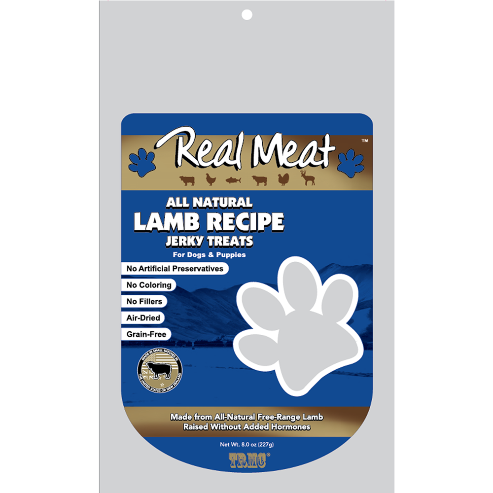 The Real Meat Company Grain Free All Natural Lamb Jerky Dog Treats The Real Meat Company Grain Free All Natural Lamb Jerky Dog Treats