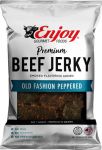 8oz Enjoy Beef Jerky, Old Fashioned Pepper, Premium