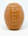 FOOTBALL DURABLE SYNTHETIC RUBBER CHEW TOY AND TREAT DISPENSER