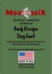MeatBasiX 1lb Beef Dog Food