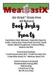 MeatBasiX Beef  Jerky 4oz Treats