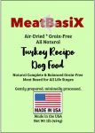 MeatBasiX 1lb Turkey Dog Food