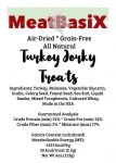MeatBasiX Turkey  Jerky 4oz Treats