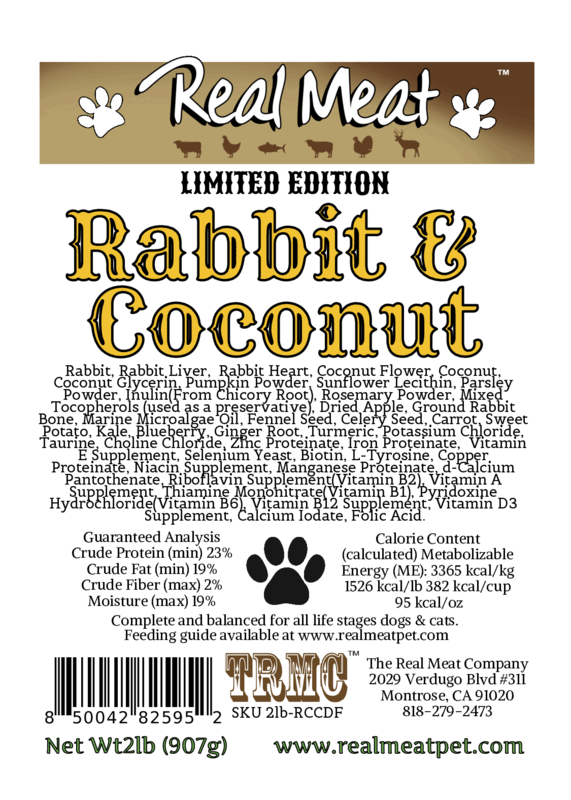 Snapshot of No Grain Dry Dog Food With Coconut Oil And Rabbit